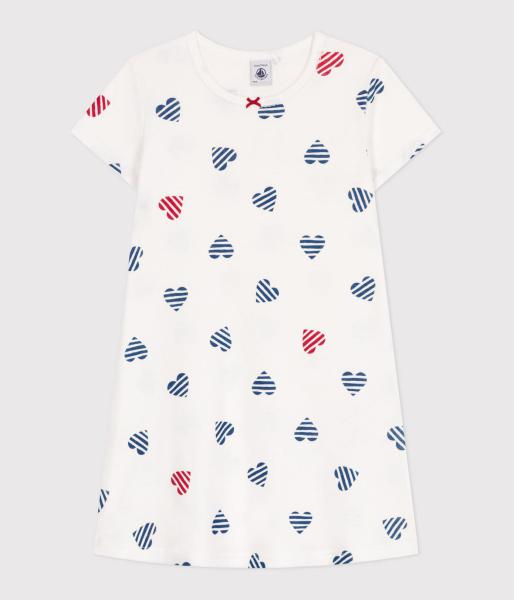 Petit Bateau Hartjes Slaapkleed meisjes