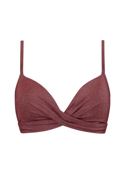 Beachlife Raisin Shimmer Bikini bovenstuk