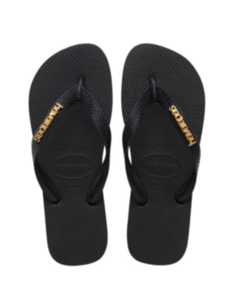 Havaianas Logo Metallic Slippers