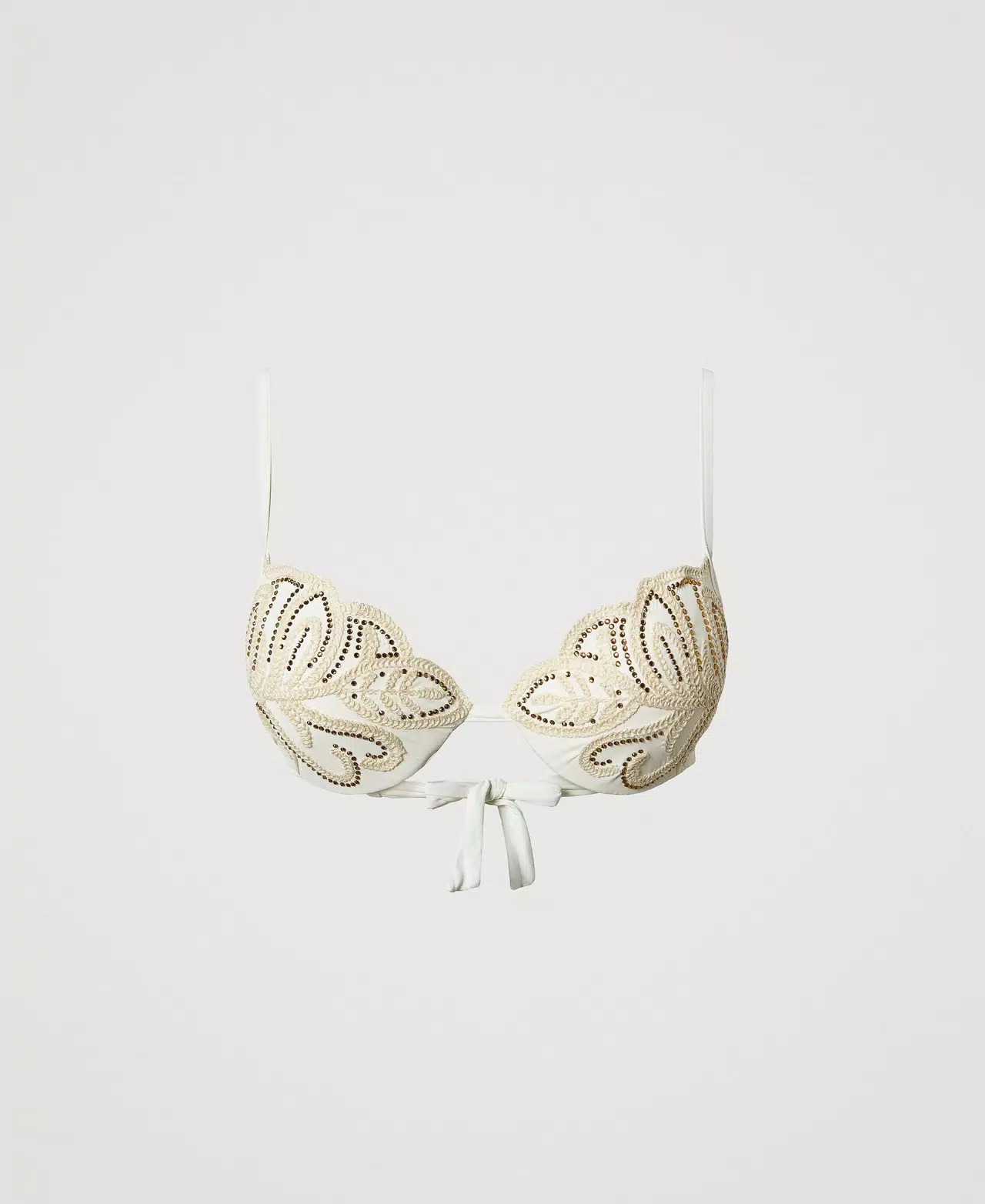TwinSet Broderie Bikini bovenstuk voorgevormd
