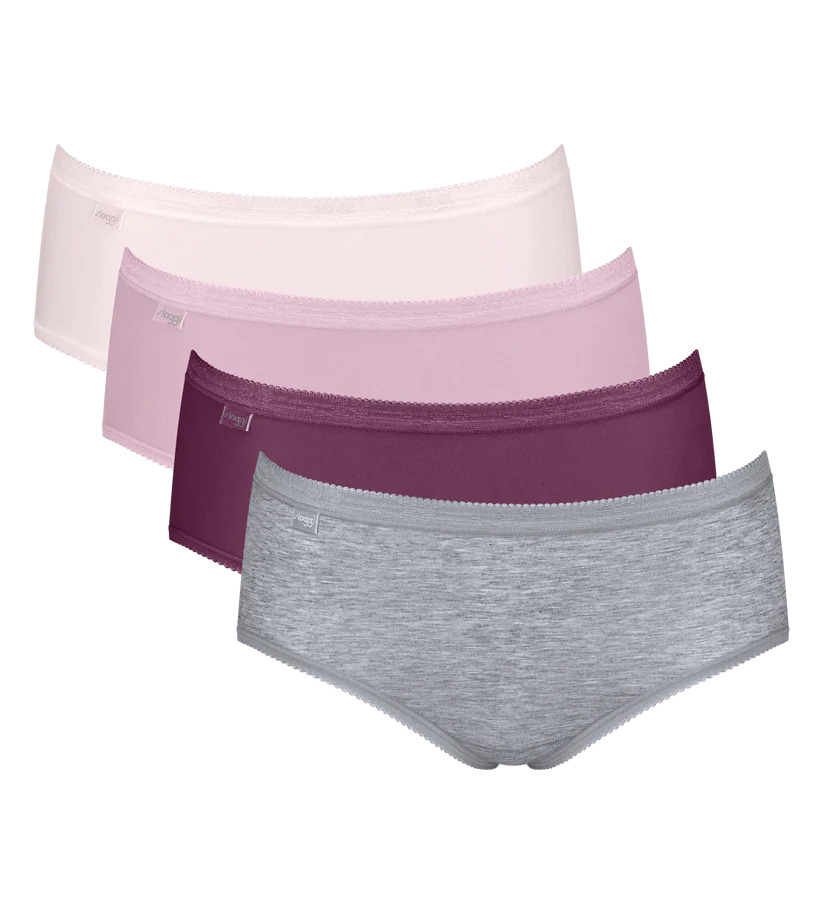Sloggi Dames Basic Midi COLOR 3+1 gratis