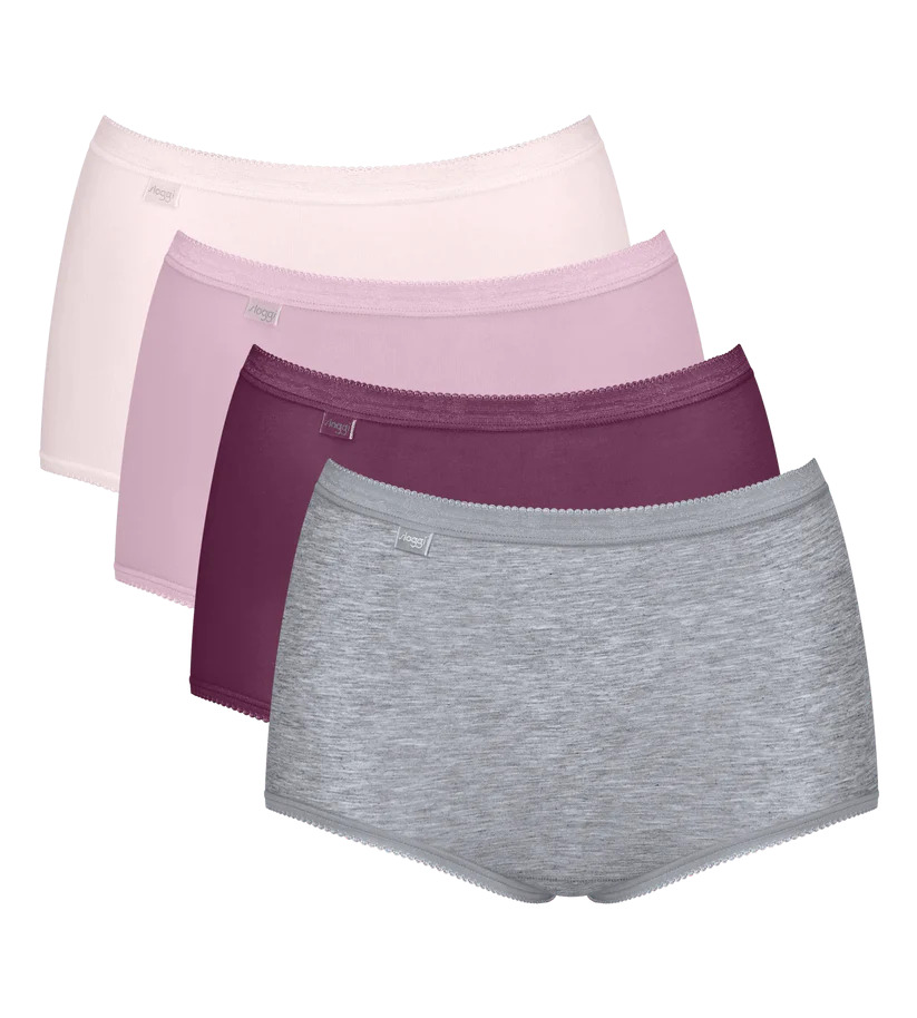 Sloggi Dames Basic Maxi COLOR 3+1 Gratis
