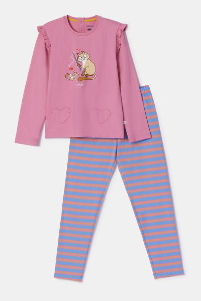 Woody Kat Pyjama meisjes