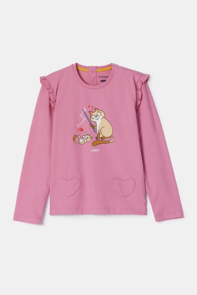 Woody Kat Pyjama meisjes