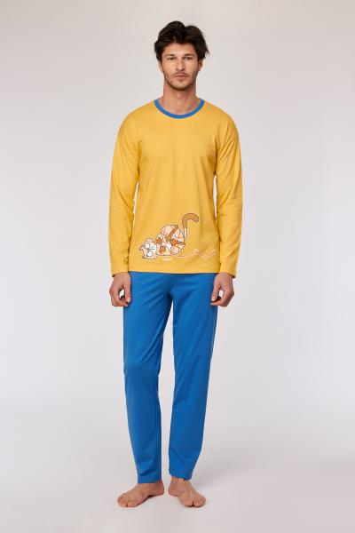 Woody Kat Pyjama heren