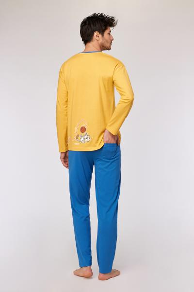 Woody Kat Pyjama heren