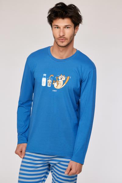 Woody Kat Pyjama heren