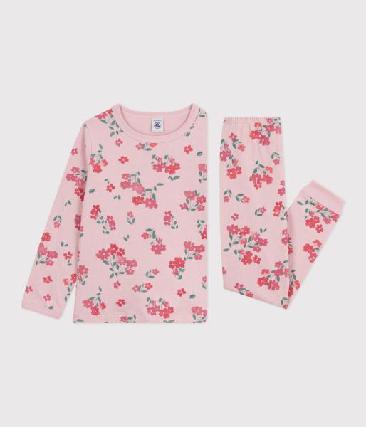 Petit Bateau Bloemen Pyjama meisjes
