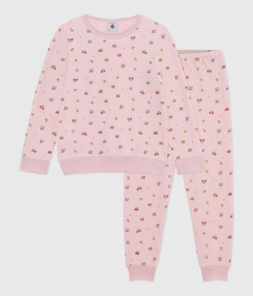 Petit Bateau Bloemen Pyjama meisjes