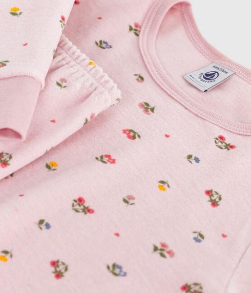 Petit Bateau Bloemen Pyjama meisjes