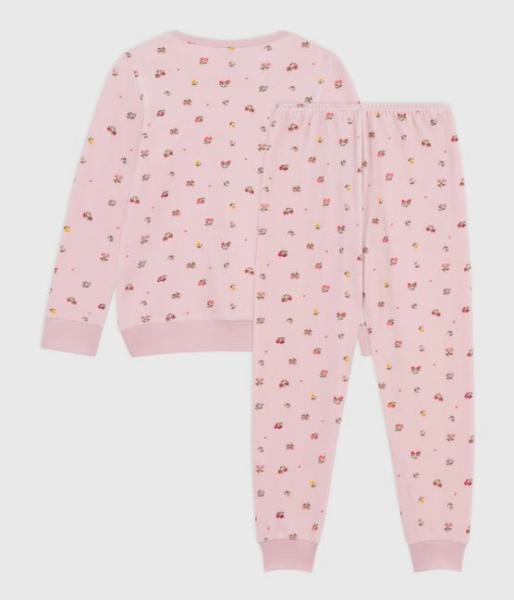 Petit Bateau Bloemen Pyjama meisjes