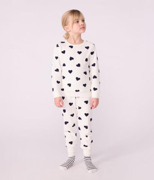 Petit Bateau Hartjes Pyjama kinderen unisex