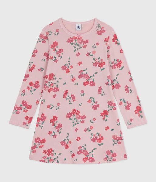 Petit Bateau Bloemen Slaapkleed meisjes