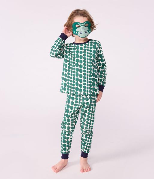 Petit Bateau Krokodil Pyjama jongens + masker