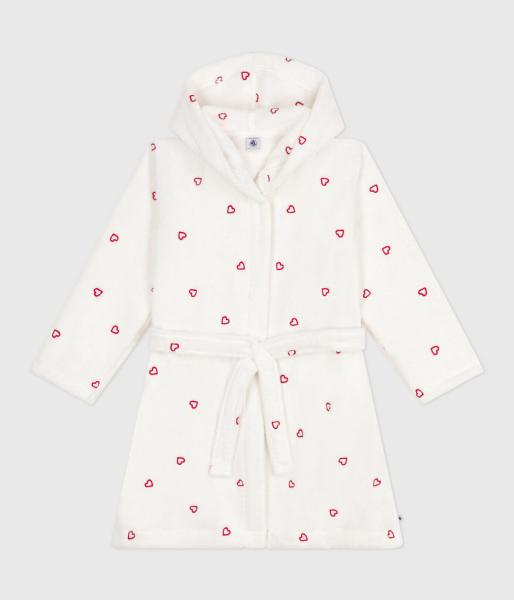 Petit Bateau Hartjes Badjas meisjes