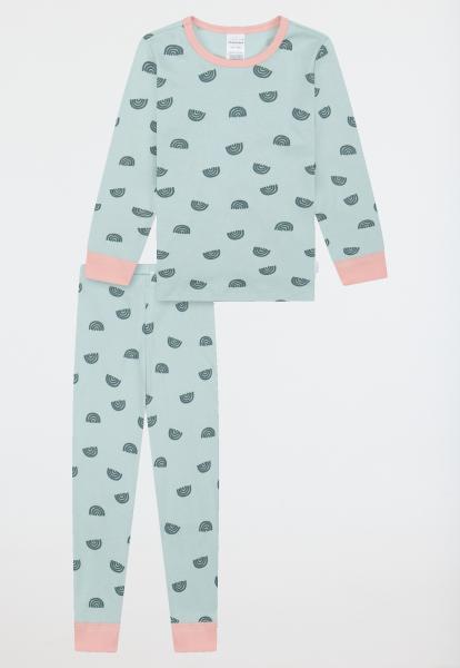 Schiesser Regenboog Pyjama meisjes