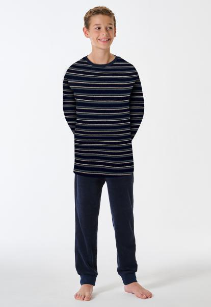 Schiesser Basic streepjes Pyjama jongens