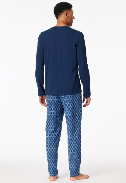 Schiesser Blokjes Pyjama heren