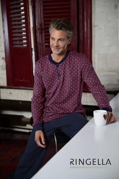 Ringella Ruit Pyjama Heren