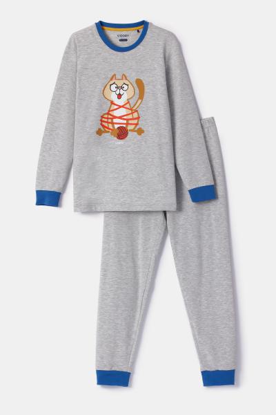 Woody Kat Pyjama jongens