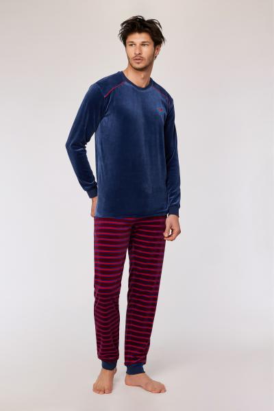 Woody Basic Pyjama heren Velours