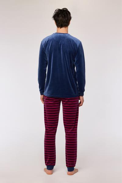 Woody Basic Pyjama heren Velours