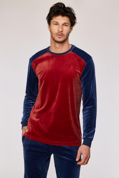 Woody Basic Pyjama heren Velours