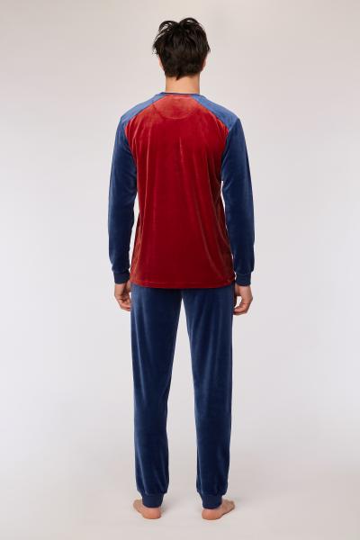 Woody Basic Pyjama heren Velours