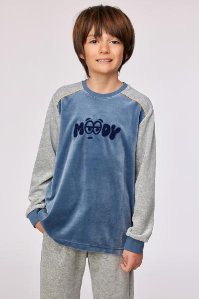Woody Basic Pyjama jongens Velours