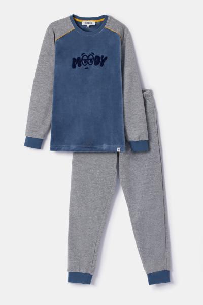 Woody Basic Pyjama jongens Velours