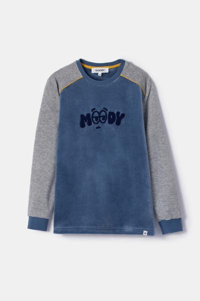 Woody Basic Pyjama jongens Velours