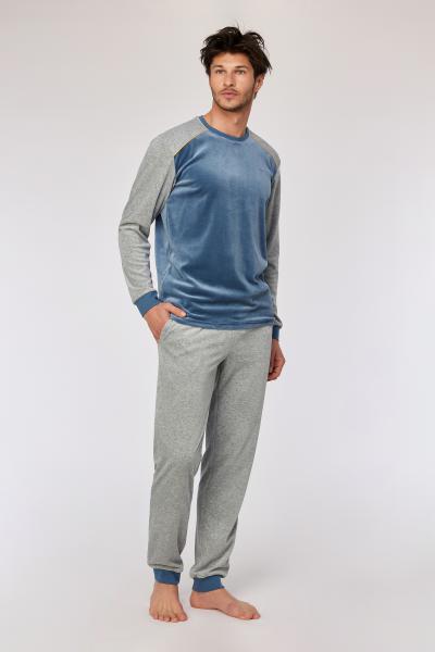Woody Basic Pyjama heren Velours