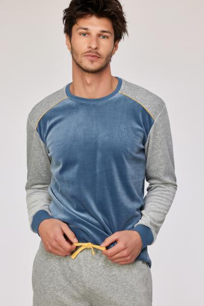 Woody Basic Pyjama heren Velours