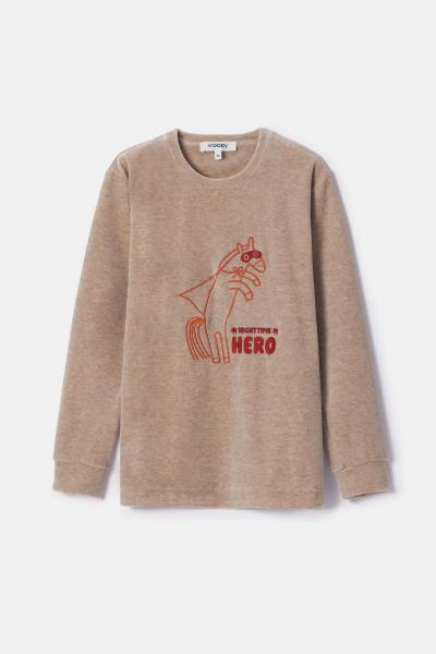 Woody Pony Pyjama jongens Velours