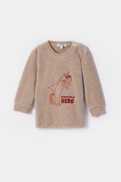 Woody Pony Babypakje jongens Velours