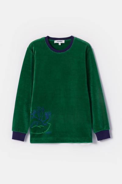 Woody Duif Pyjama jongens Velours