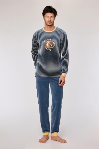 Woody Kat Pyjama heren