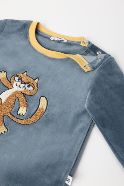 Woody Kat Babypakje jongens Velours
