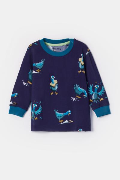 Woody Duif Babypakje jongens allover print