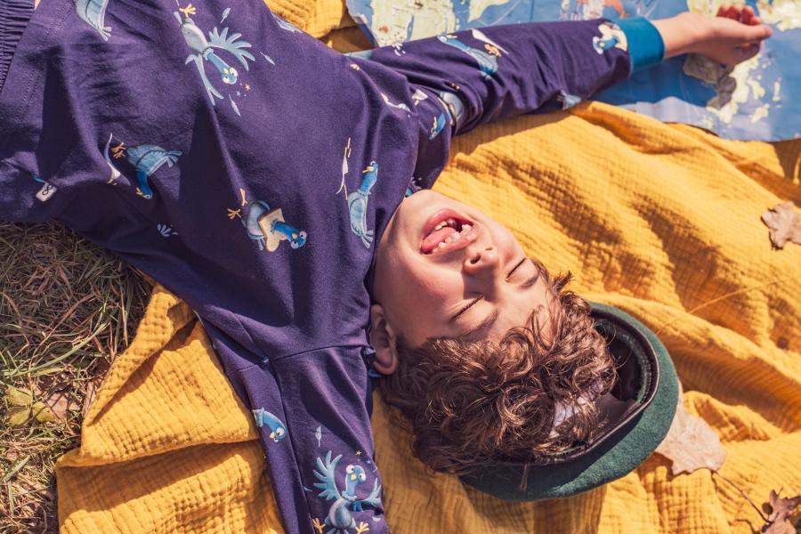 Woody Duif Pyjama jongens Allover print