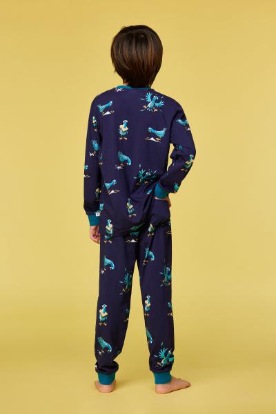 Woody Duif Pyjama jongens Allover print