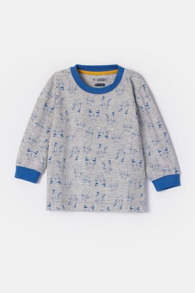 Woody Kat Babypakje jongens allover print