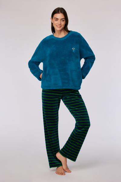 Woody Duif Sweater+broek dames fleece