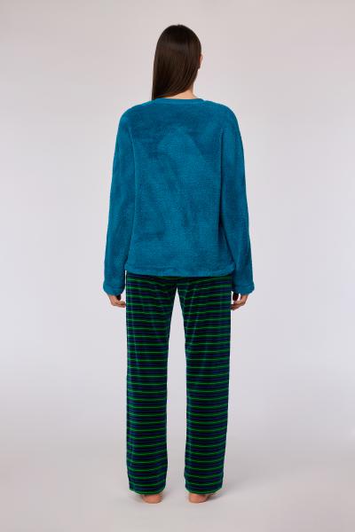 Woody Duif Sweater+broek dames fleece