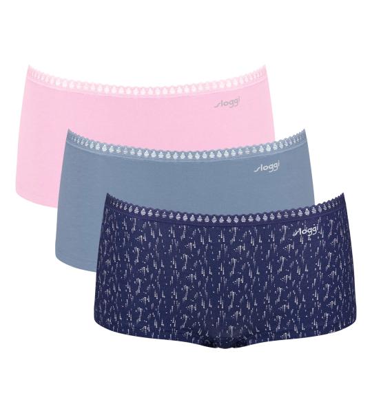Sloggi Go Crush Boxershort dames 3pack