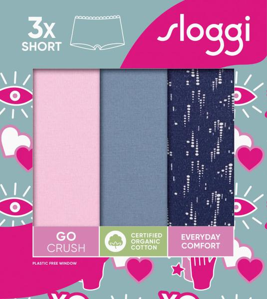Sloggi Go Crush Boxershort dames 3pack