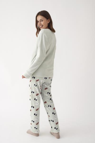 Promise Happy Puppies Pyjama dames fleece