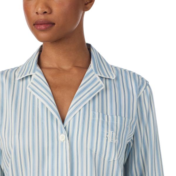 Lauren by Ralph Lauren Stripes Slaapkleed dames