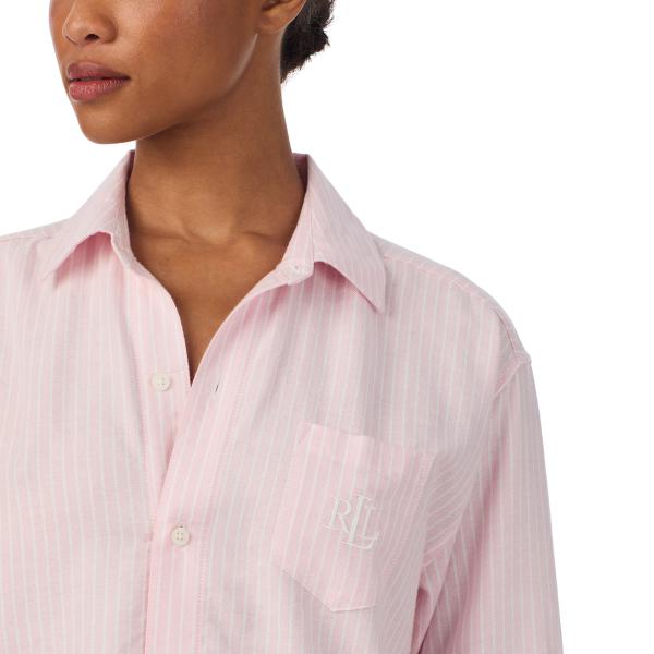 Lauren by Ralph Lauren Stripes Slaapkleed dames