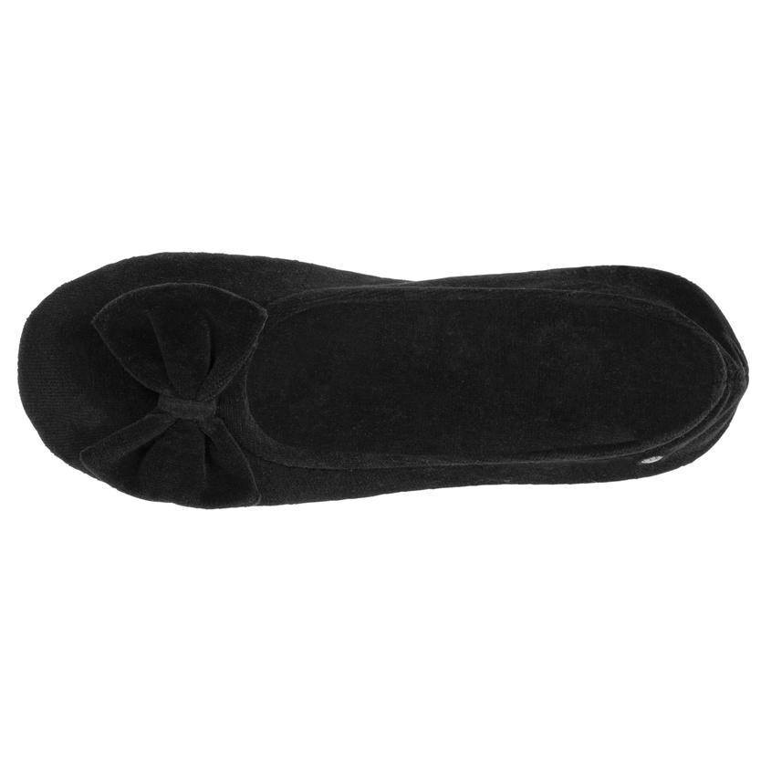 Isotoner Black Ballerina met soepele zool